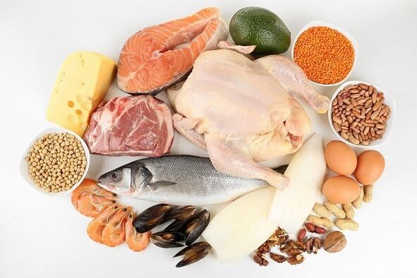 Τροφές με υψηλή περιεκτικότητα σε πρωτεΐνες για τη δίαιτα πρωτεΐνης φαγόπυρου